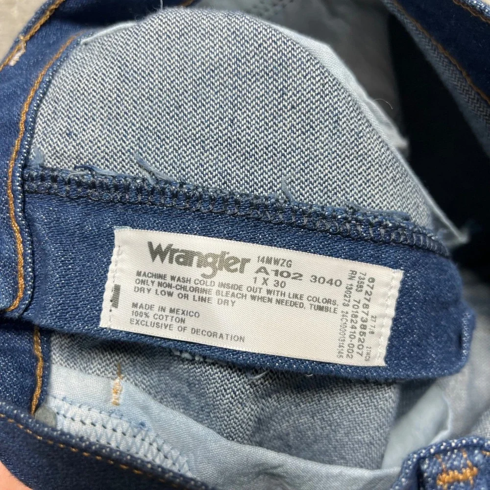 Wrangler measurements waist